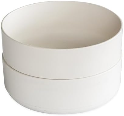 SouporSaladBowl,Setof2,White